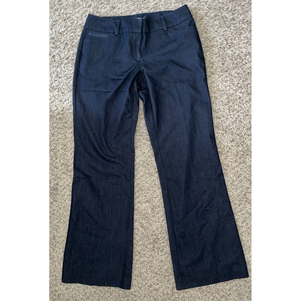 7th Avenue Design Studio New York & Company Straight Leg Dress Pants 8 Inseam 32